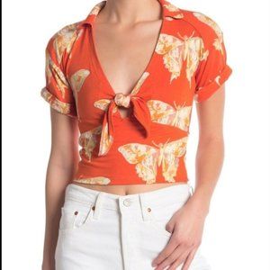 Free People Ready Set Sail Crop Top